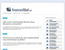 Tablet Screenshot of finanzenfibel.com